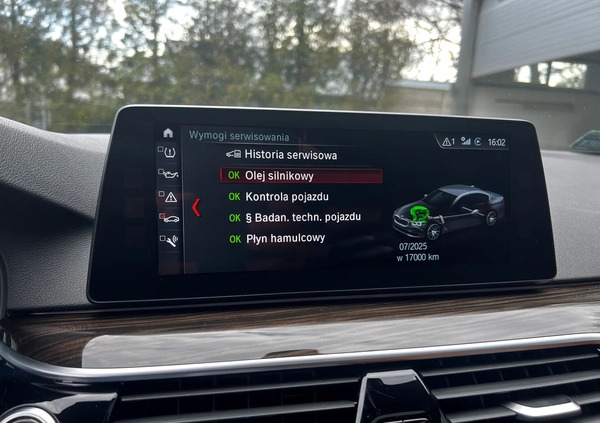 BMW Seria 5 cena 135000 przebieg: 229931, rok produkcji 2018 z Józefów małe 379